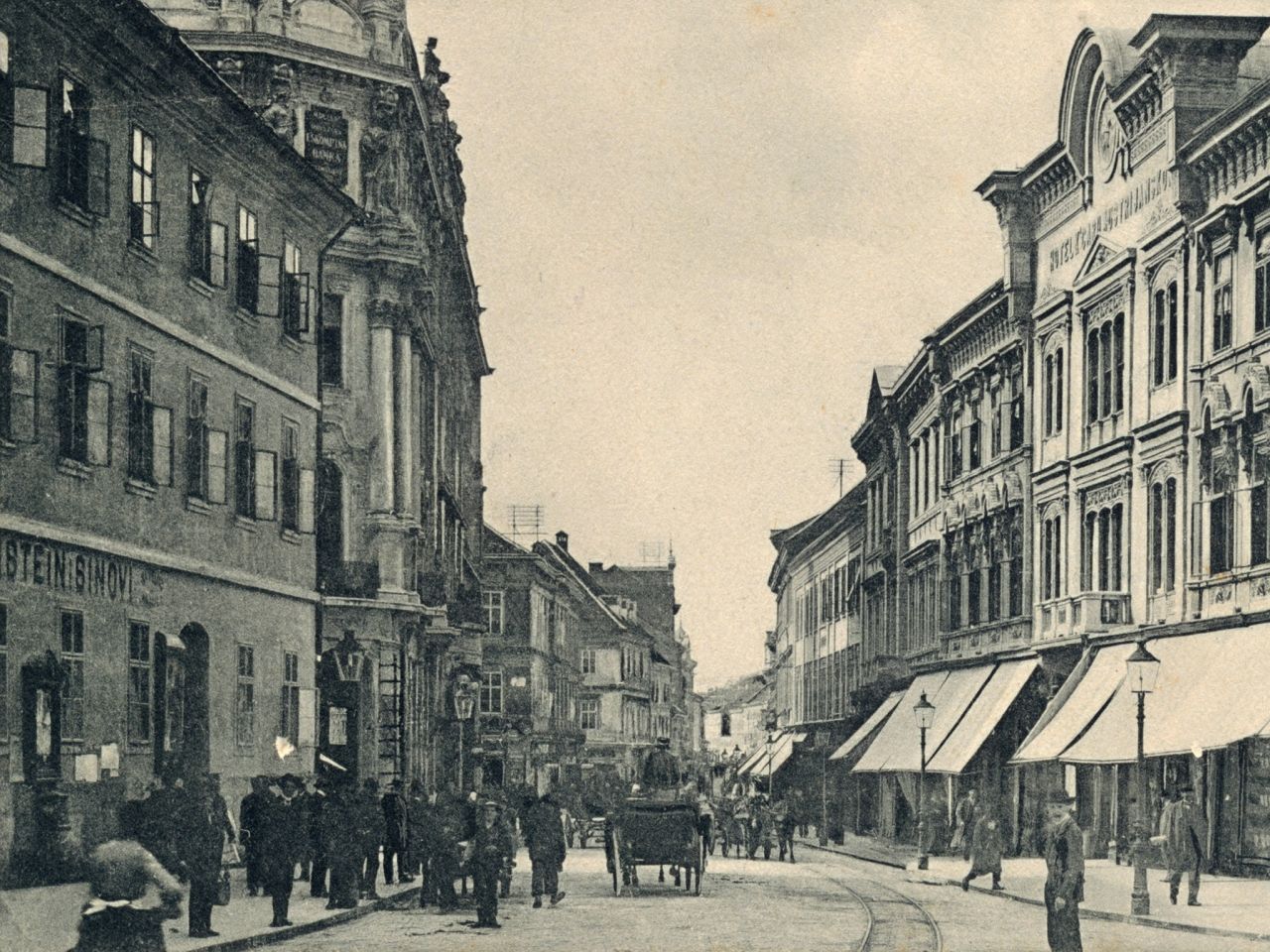 Ilica, oko 1905. godine B